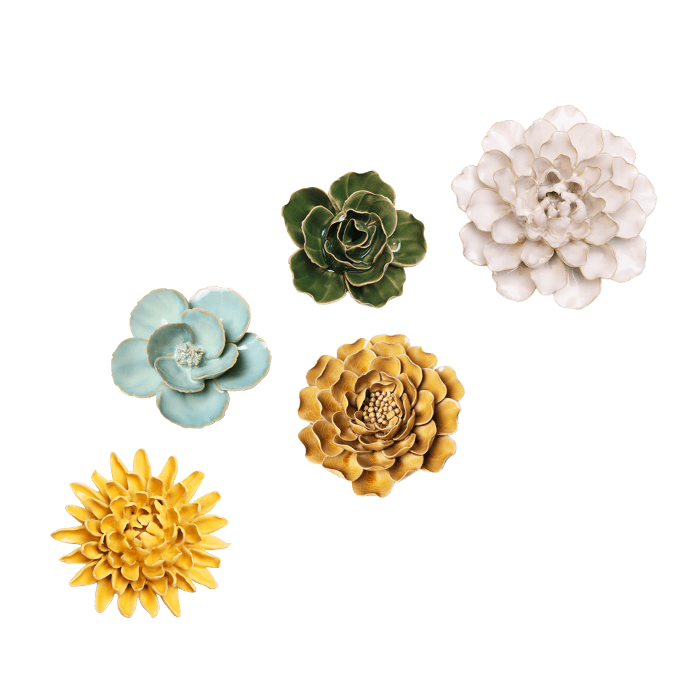Ceramic Flower Collection 13 Caramel Flower - Chive UK Wholesale