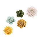 Ceramic Flower Collection 13 Caramel Flower - Chive UK Wholesale