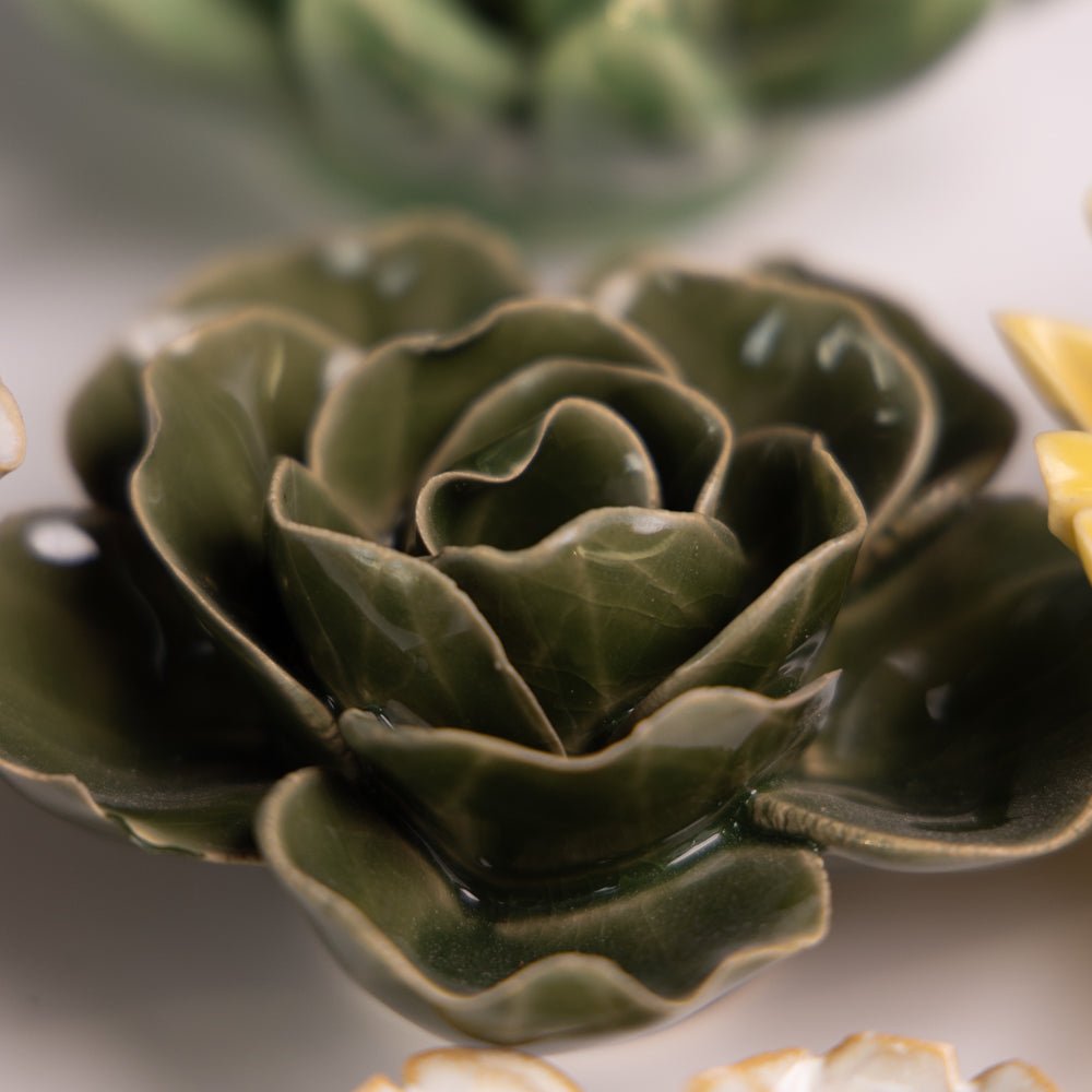 Ceramic Flower English Garden Curated Collection #18 - Chive UK Wholesale