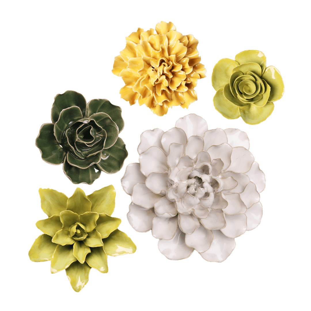 Ceramic Flower English Garden Curated Collection 21 - Chive UK Wholesale