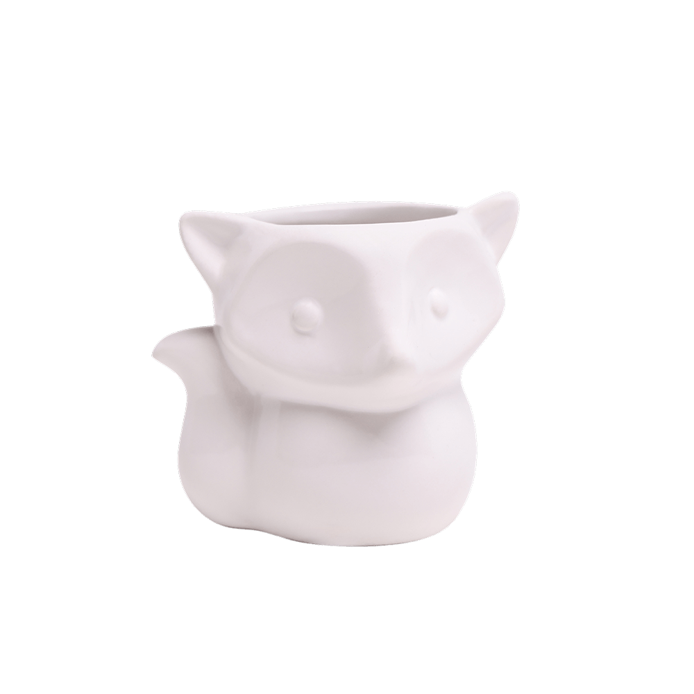 Fox Ceramic Indoor Plant Pot For Succulents - Chive UK Wholesale