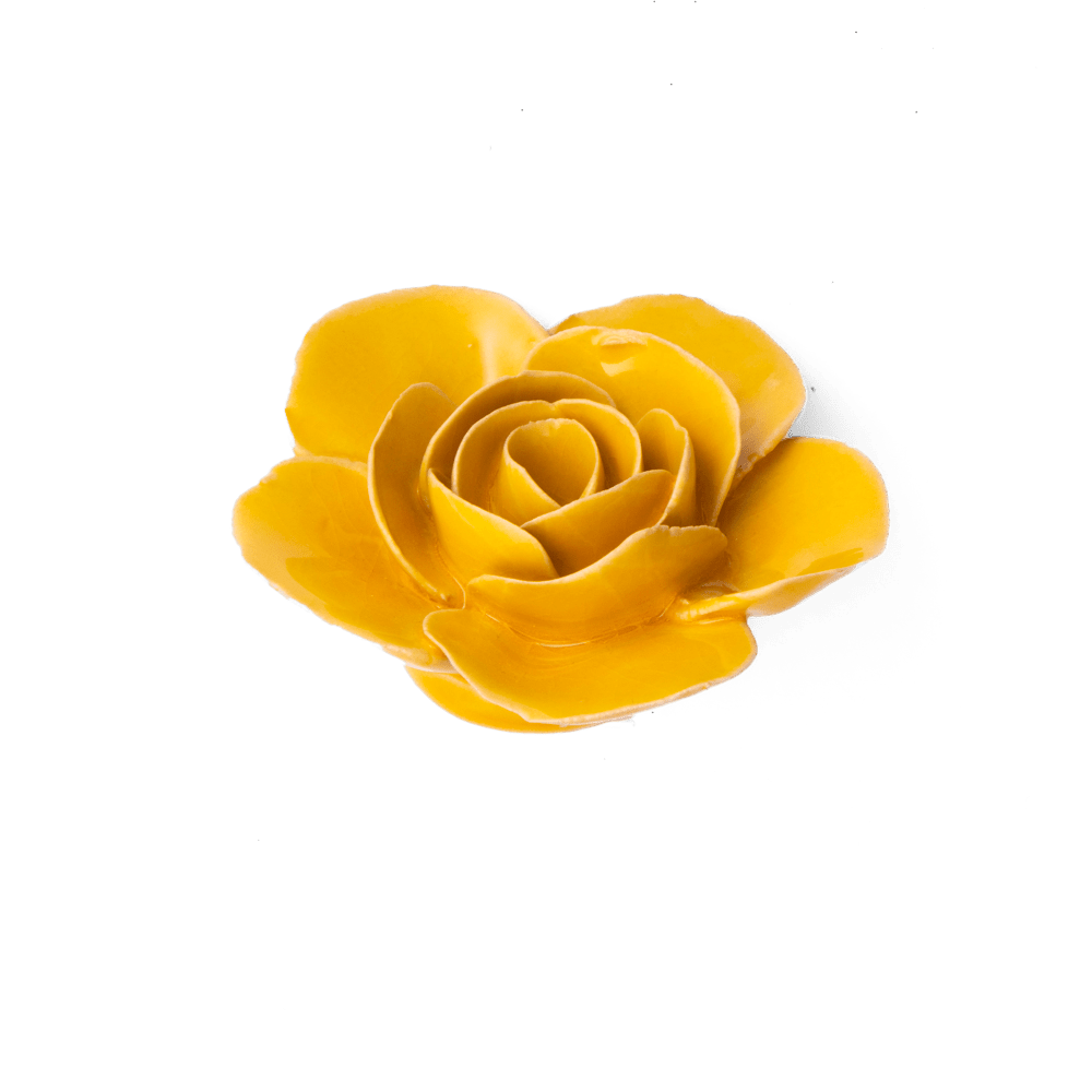 France Ceramic Flower Yellow Ranunculus - Chive UK Wholesale