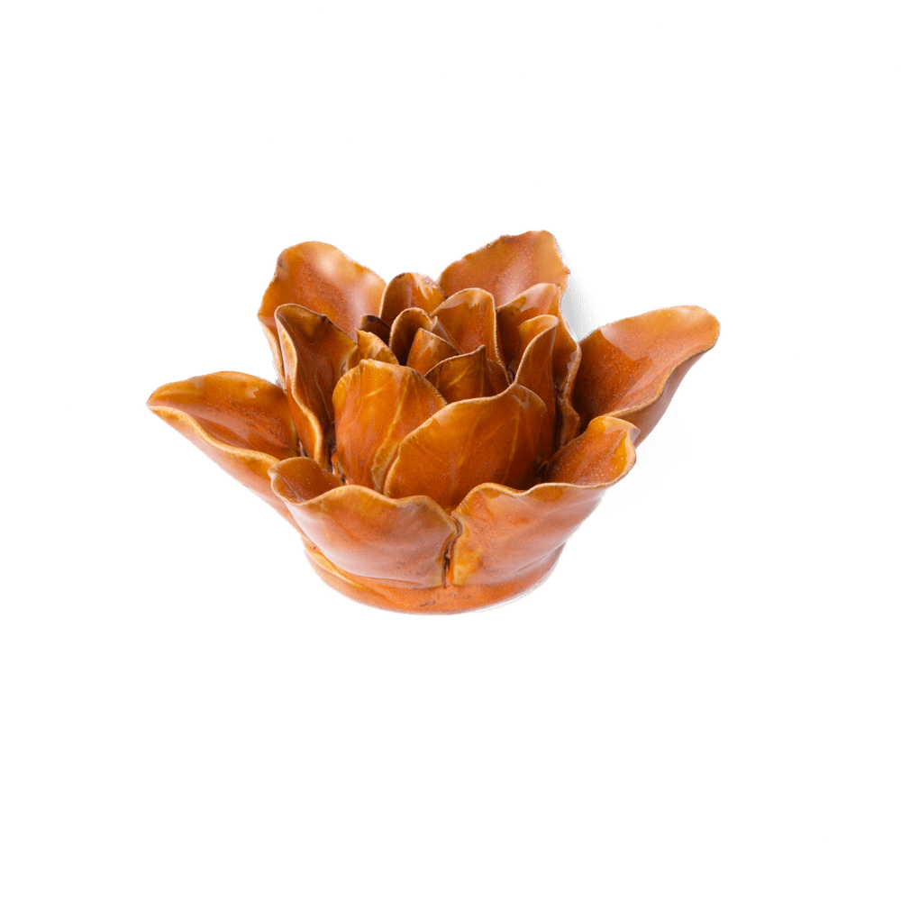 France Ceramic Flower Rust Lily - Chive UK Wholesale