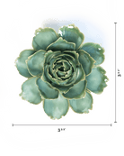 France Milk Teal Camellia - Chive UK Wholesale