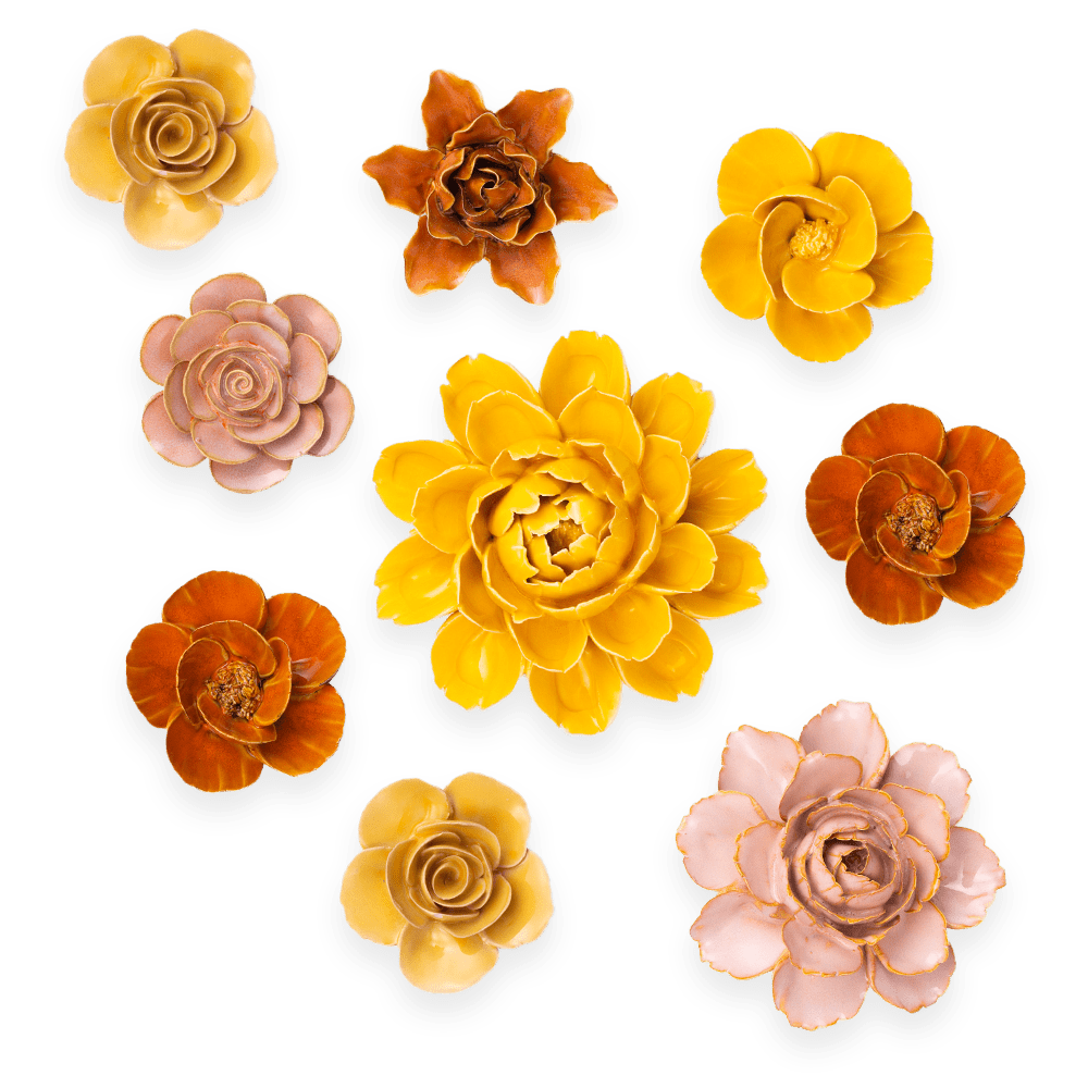 Ceramic Flower France Curated Collection #2 - Chive UK Wholesale