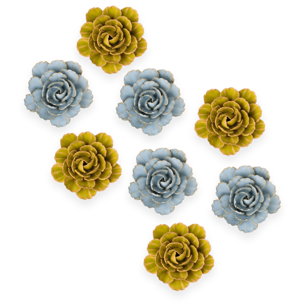 Ceramic Flower France Curated Collection #5 - Chive UK Wholesale