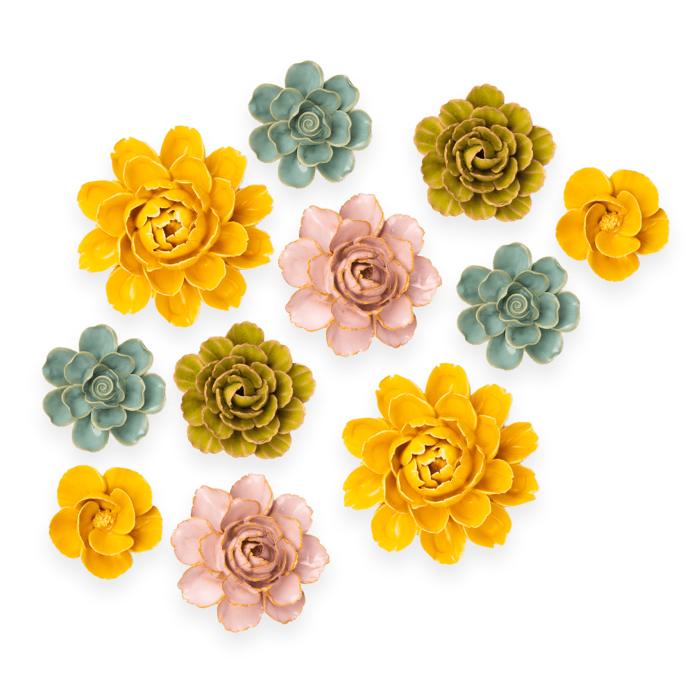 Ceramic Flower France Curated Collection #7 - Chive UK Wholesale