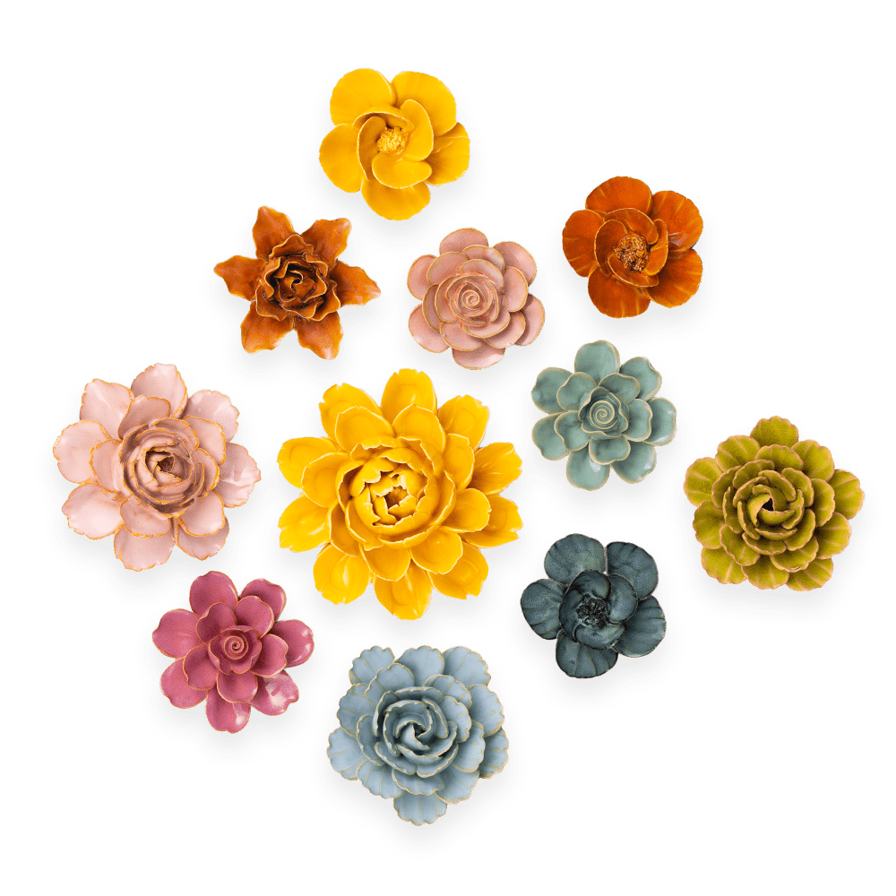 Ceramic Flower France Curated Collection #19 - Chive UK Wholesale