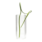 Cube Glass Modern Clear Flower Vase - Chive UK Wholesale