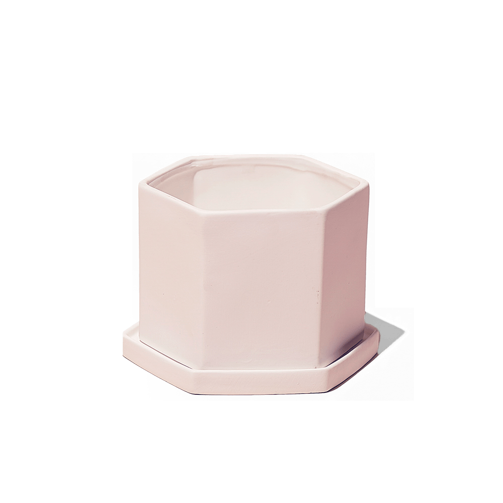 Hexi Porcelain Pot With Drainage Hole - Chive UK Wholesale