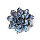 Ceramic Flower Wall Art Small Flower Blue - Chive UK Wholesale