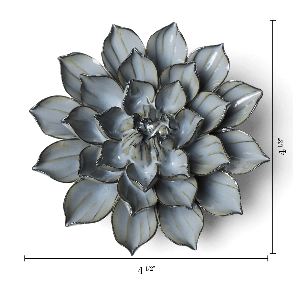 Japan Ceramic Flower Aqua Black Daisy - Chive UK Wholesale