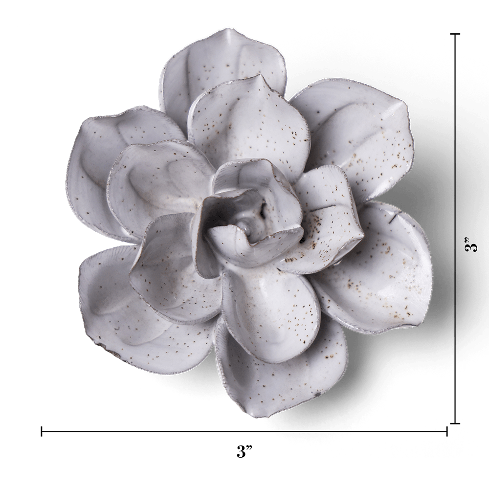 Japan Ceramic Flower White Speckle Gardenia - Chive UK Wholesale