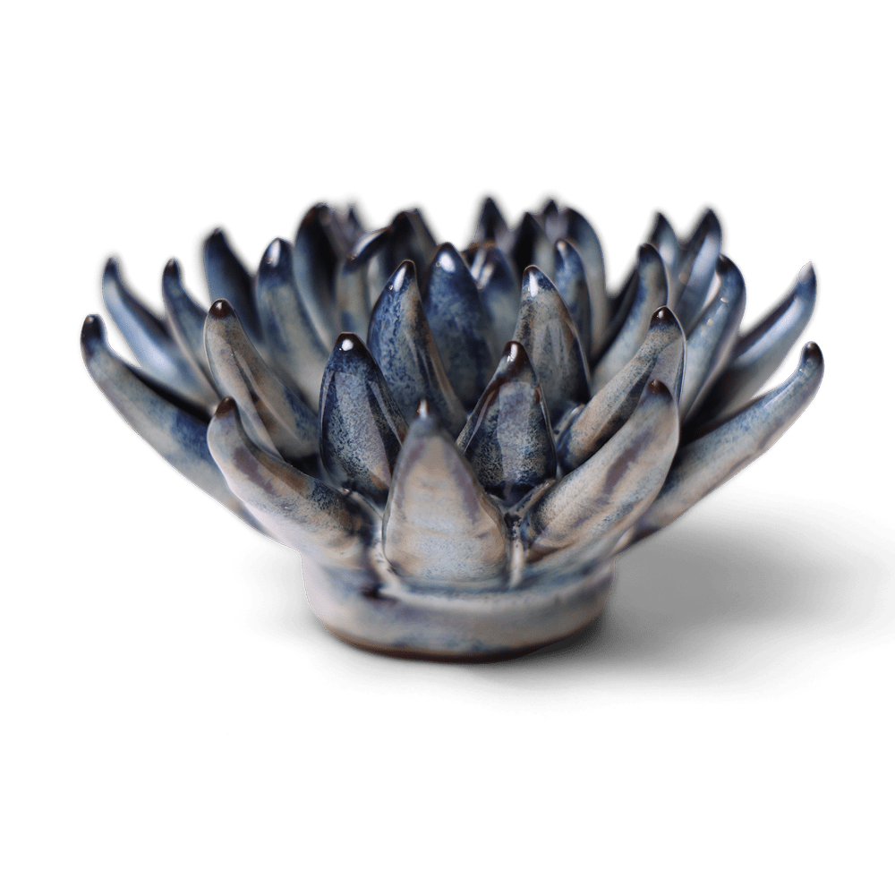 Japan Ceramic Flower Black Cactus Flower - Chive UK Wholesale