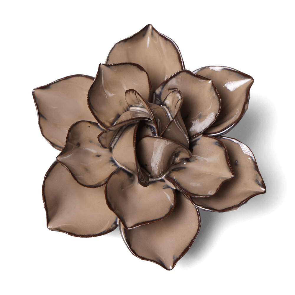 Japan Ceramic Flower Brown Cactus Flower - Chive UK Wholesale