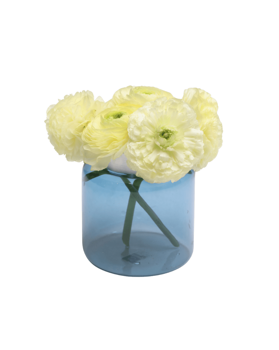 Jar Glass Modern Flower Vase - Chive UK Wholesale