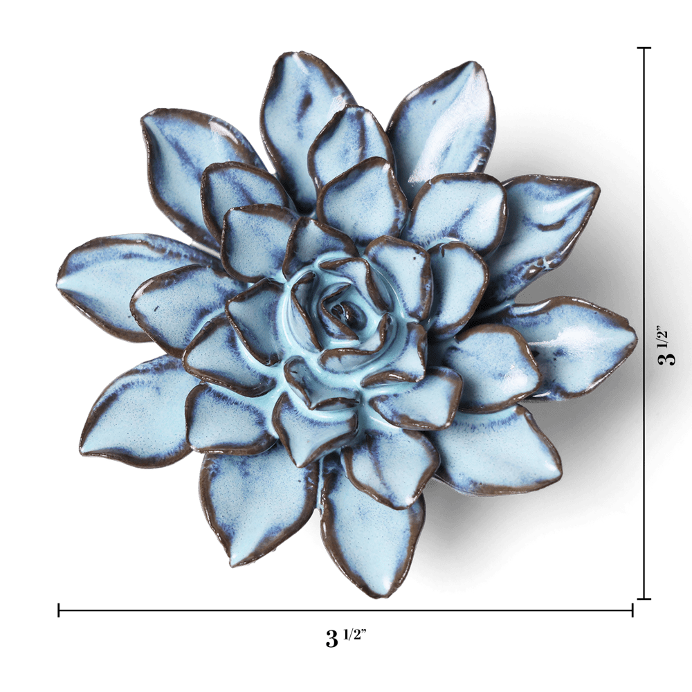 Japan Ceramic Flower Blue Brown Aster - Chive UK Wholesale