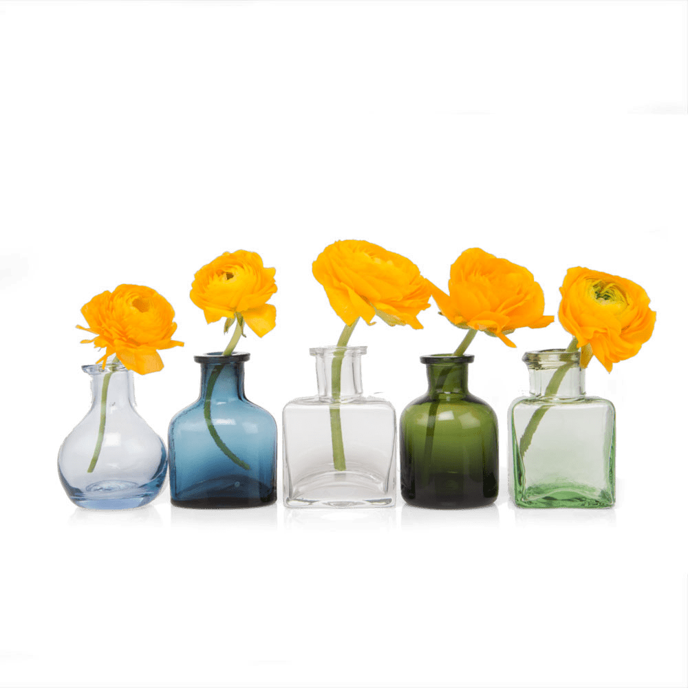 Loft Glass Vintage Bud Vases For Weddings - Chive UK Wholesale