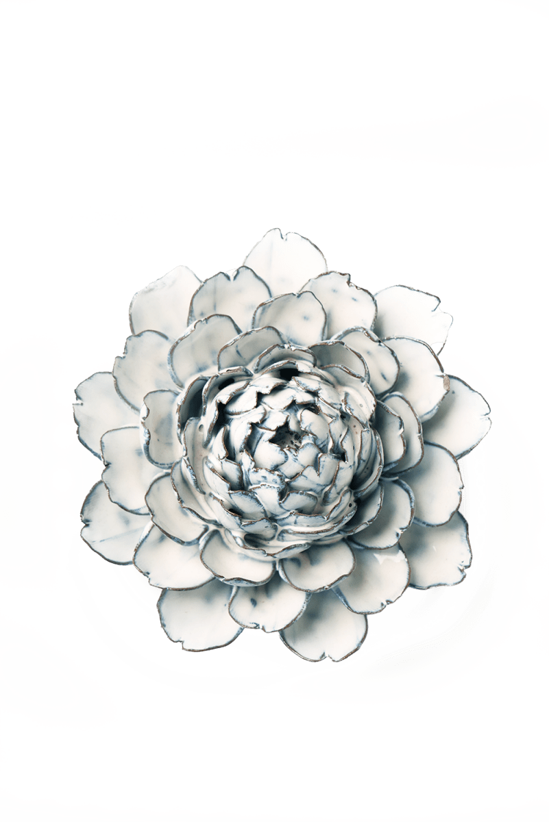 Nantucket Ceramic Flower Blue White Tree Peony - Chive UK Wholesale
