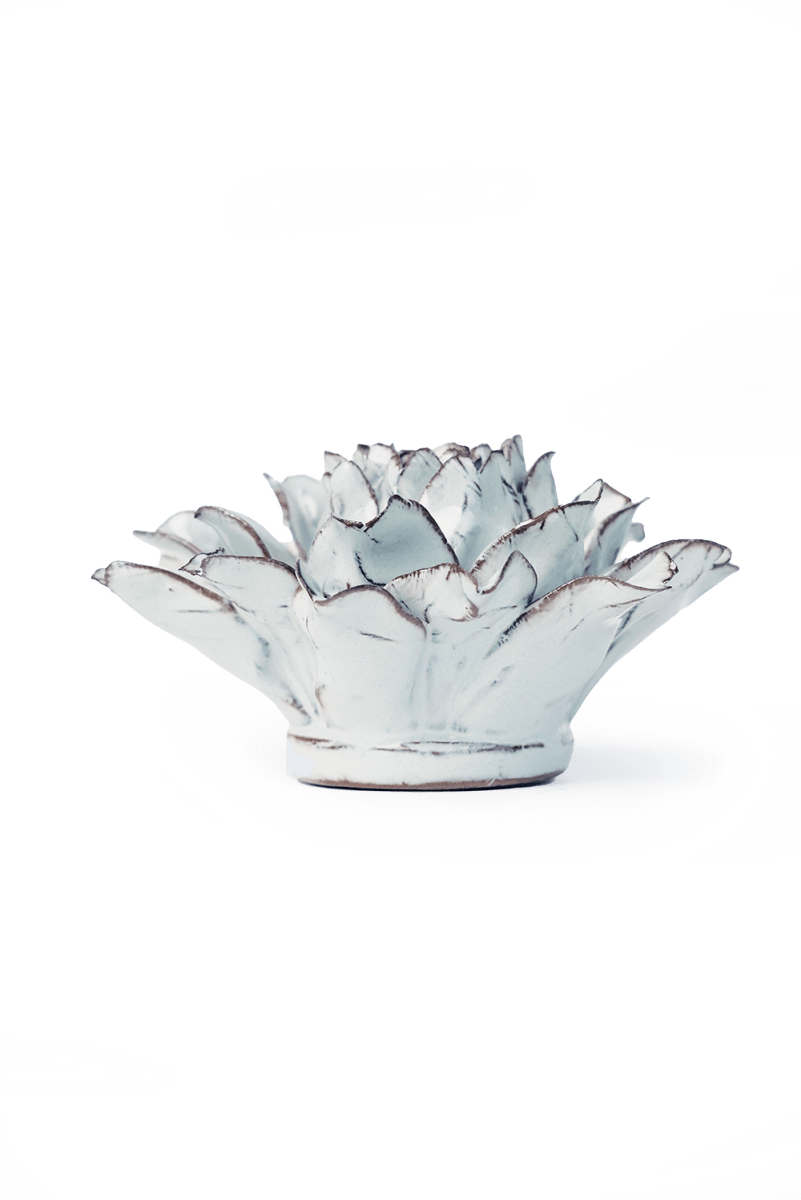 Nantucket Ceramic Flower Blue White Gladiolus - Chive UK Wholesale