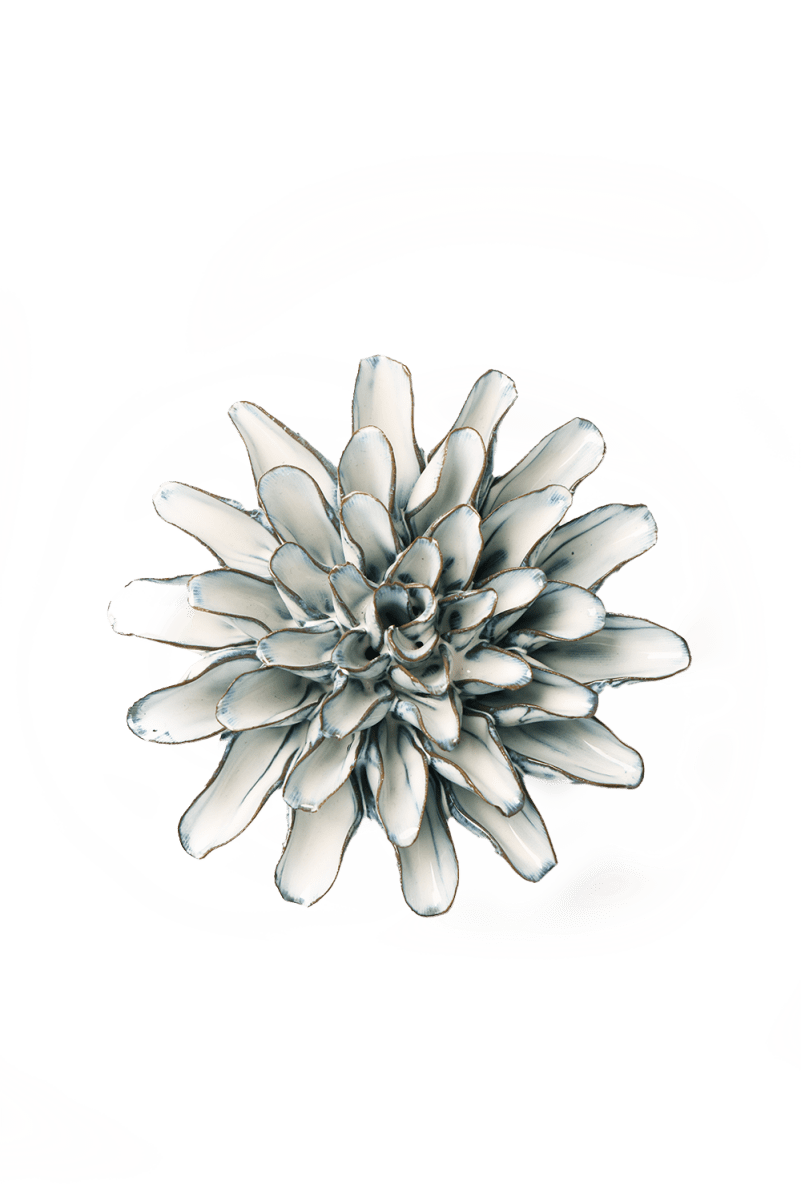 Nantucket Ceramic Flower Blue White Daisy - Chive UK Wholesale