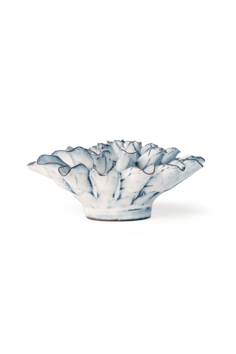 Nantucket Ceramic Flower Blue White Daisy - Chive UK Wholesale