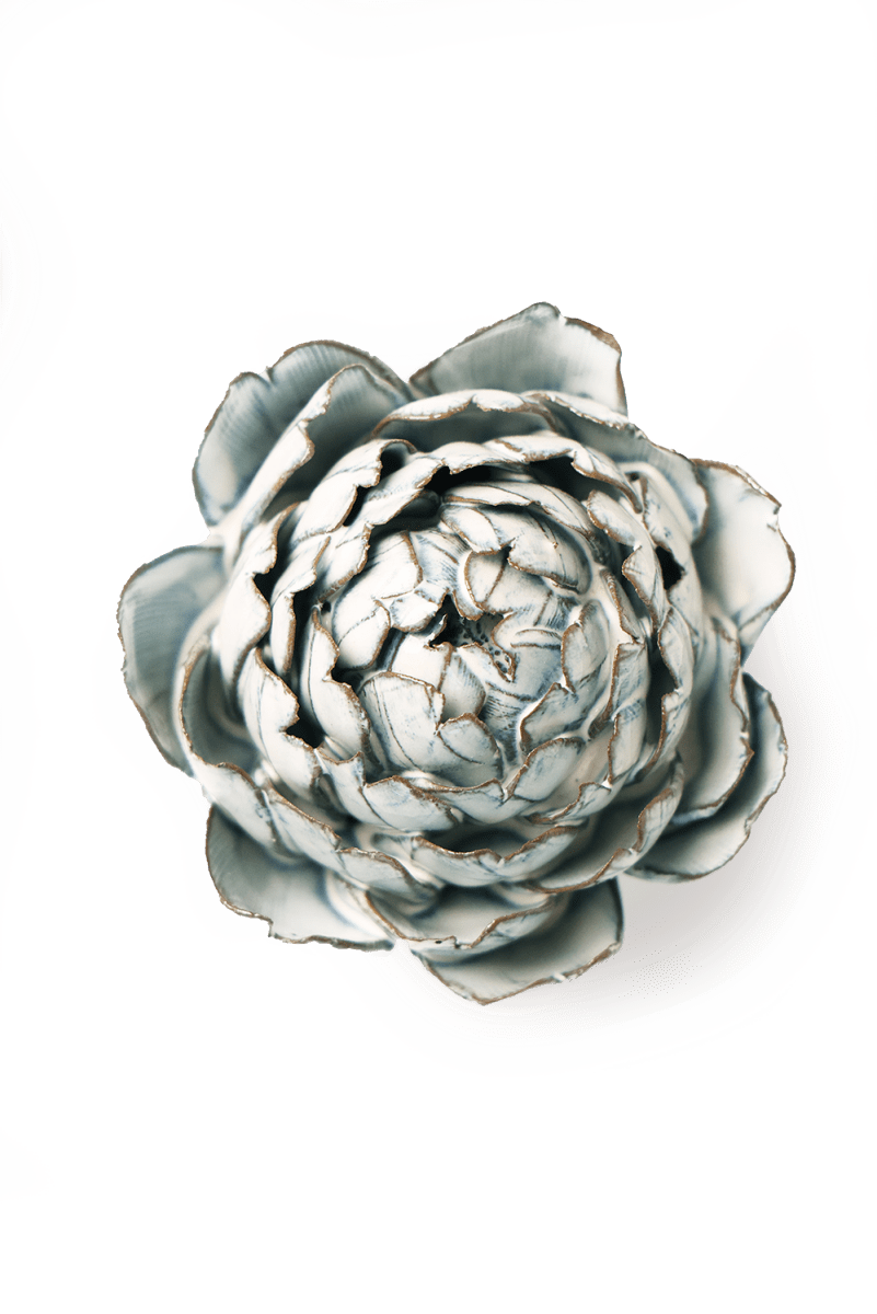 Nantucket Ceramic Flower Blue White Peony - Chive UK Wholesale