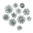 Nantucket Ceramic Flower Blue White Poppy - Chive UK Wholesale