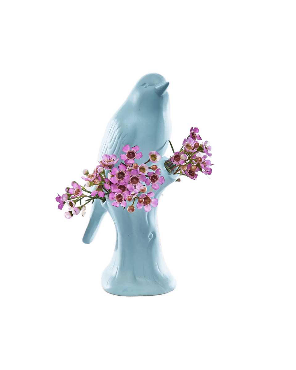 Bird Porcelain Modern Flower Vase - Chive UK Wholesale