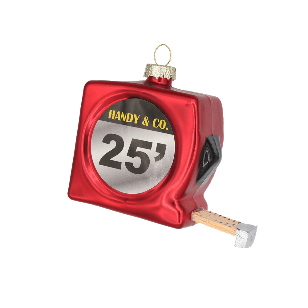 Red Measuring Tape Ornament - Chive UK Wholesale