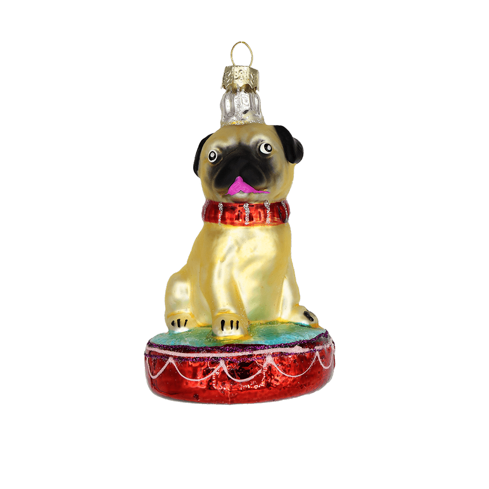 Pug on a Platform Ornament - Chive UK Wholesale