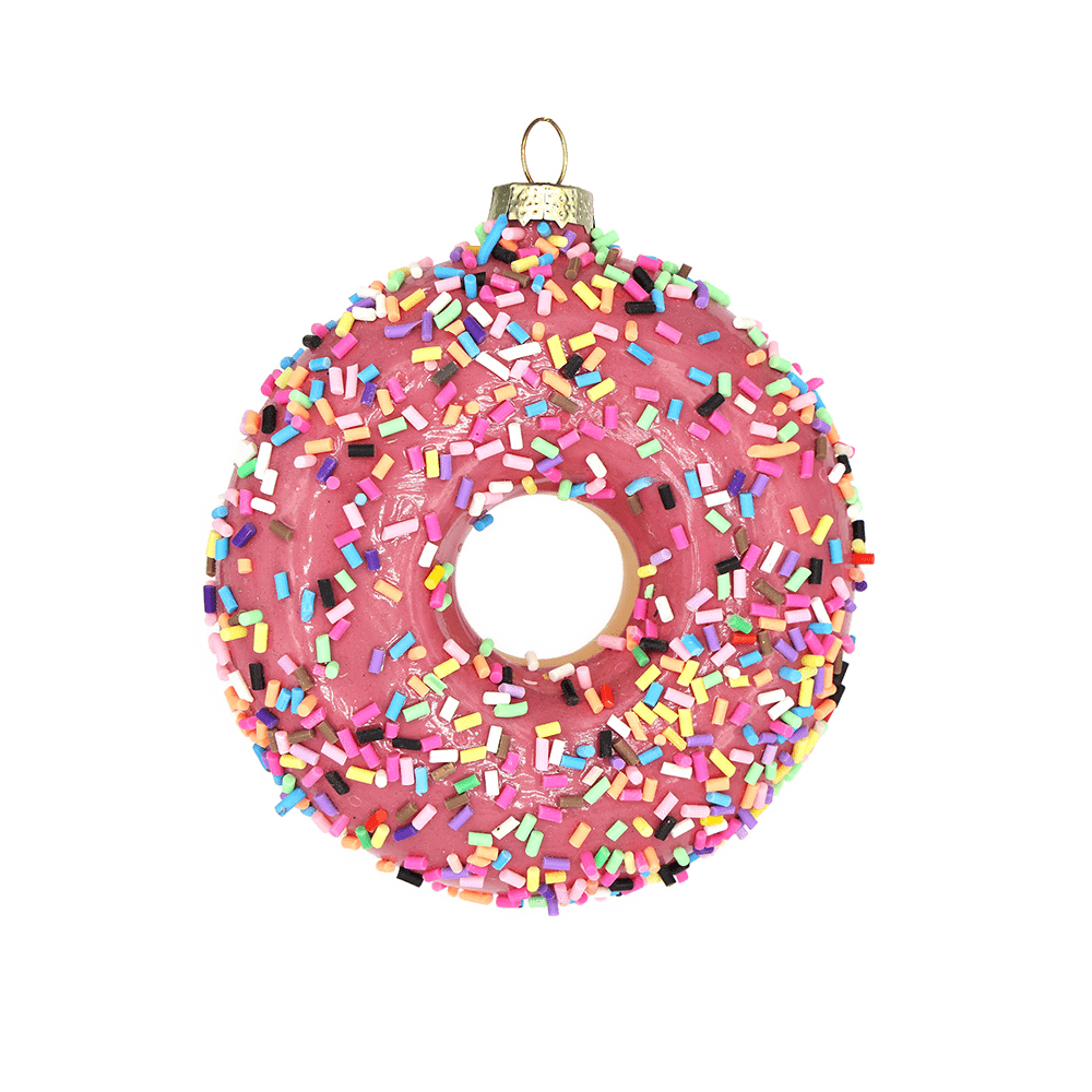 Pink Sprinkles Donut Ornament - Chive UK Wholesale