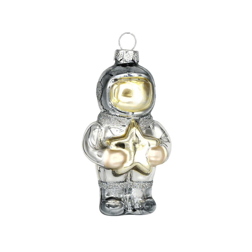 Silver Astronaut with Star Ornament - Chive UK Wholesale