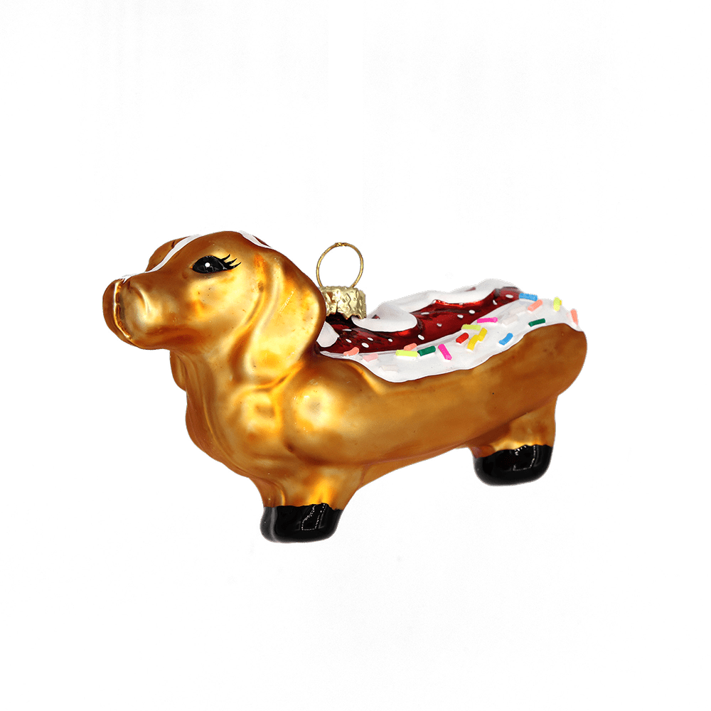 Weiner Dog Sprinkles Ornament - Chive UK Wholesale