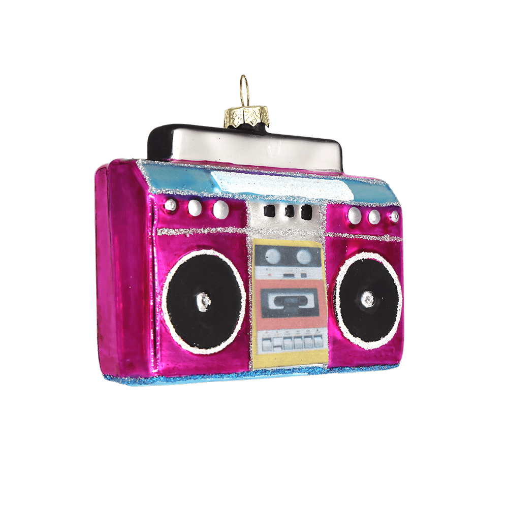 Pink Boombox Ornament - Chive UK Wholesale