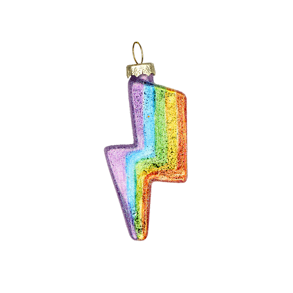 Rainbow Bolt Ornament - Chive UK Wholesale