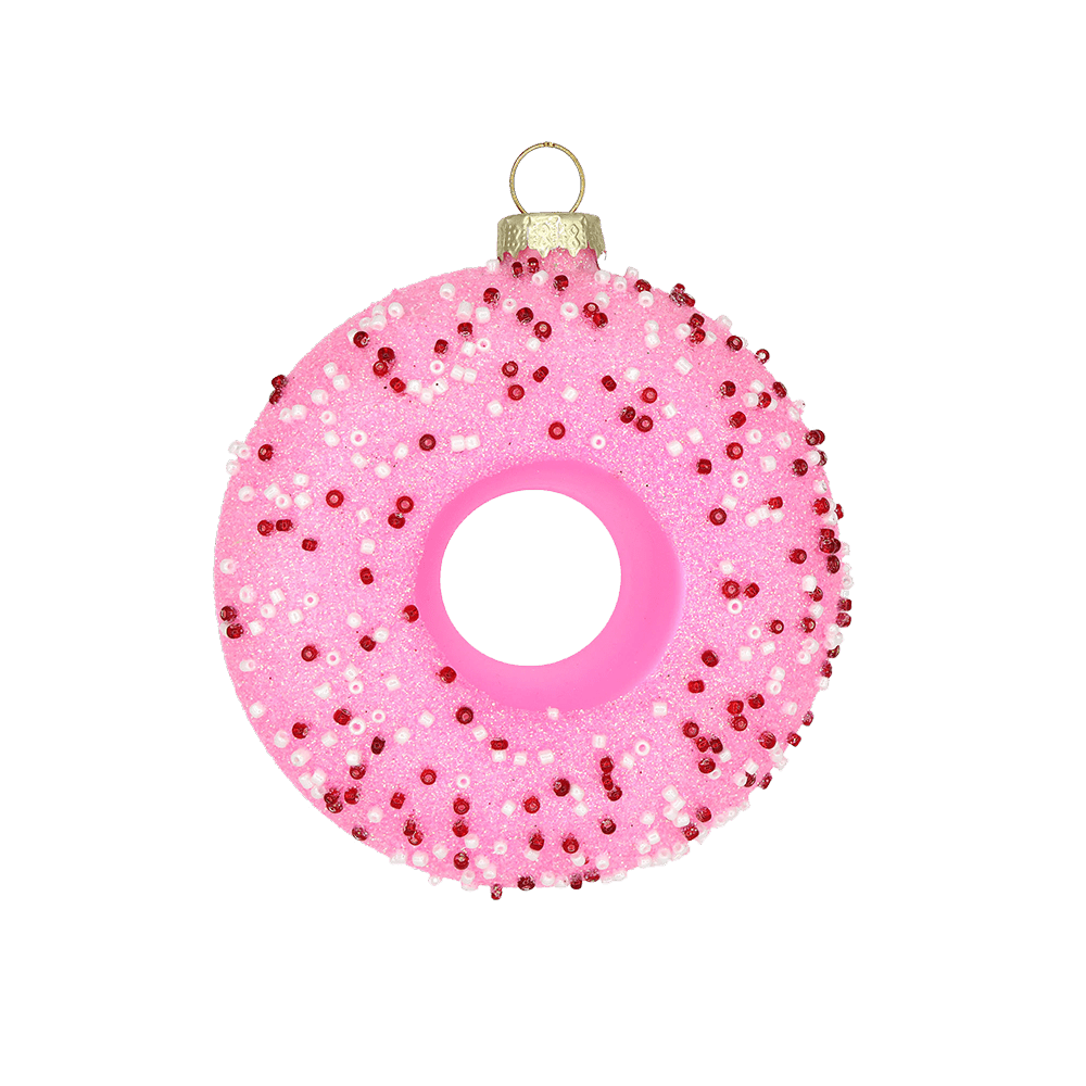 Pink Donut Ornament - Chive UK Wholesale