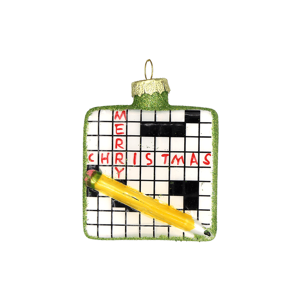 Crossword Ornament - Chive UK Wholesale
