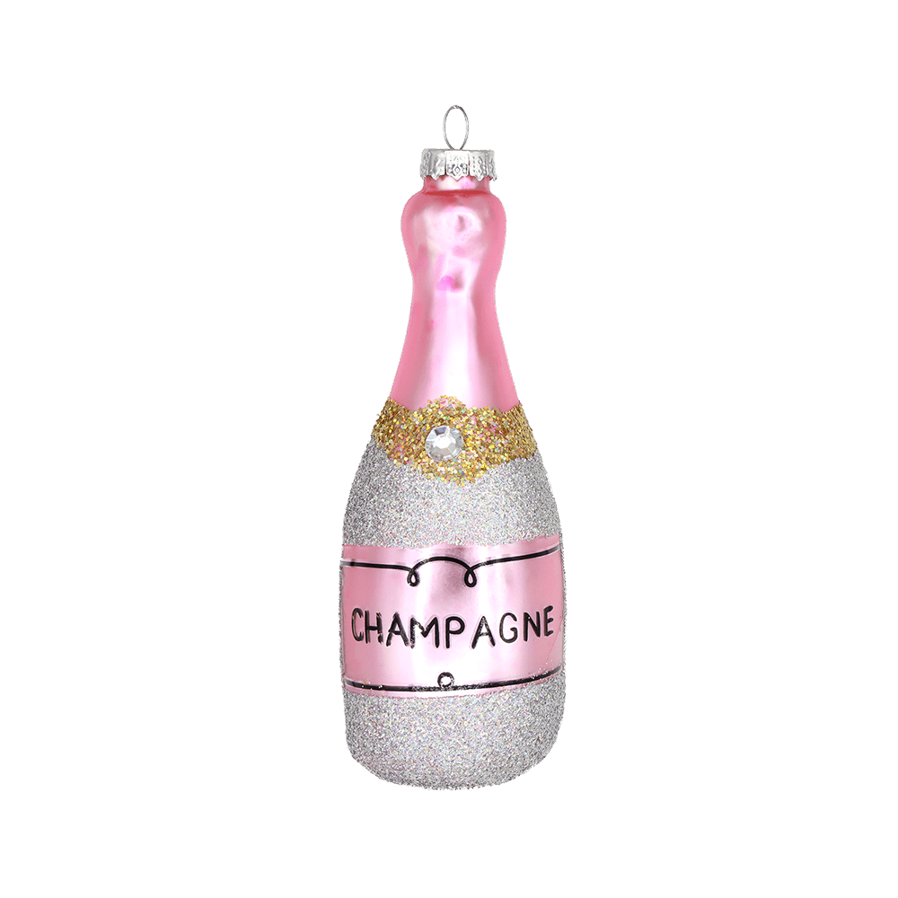 Pink Champagne Ornament - Chive UK Wholesale