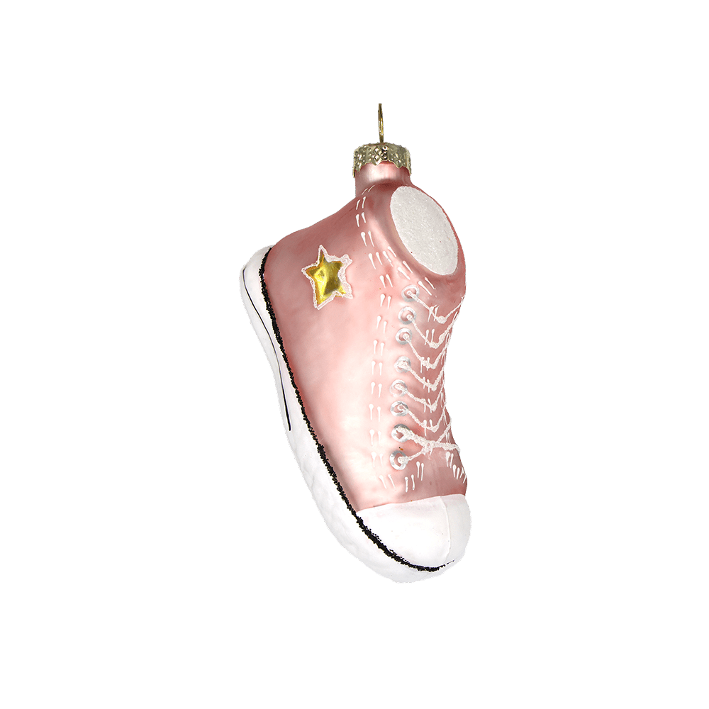 Pink Sneaker Glass Ornament - Chive UK Wholesale