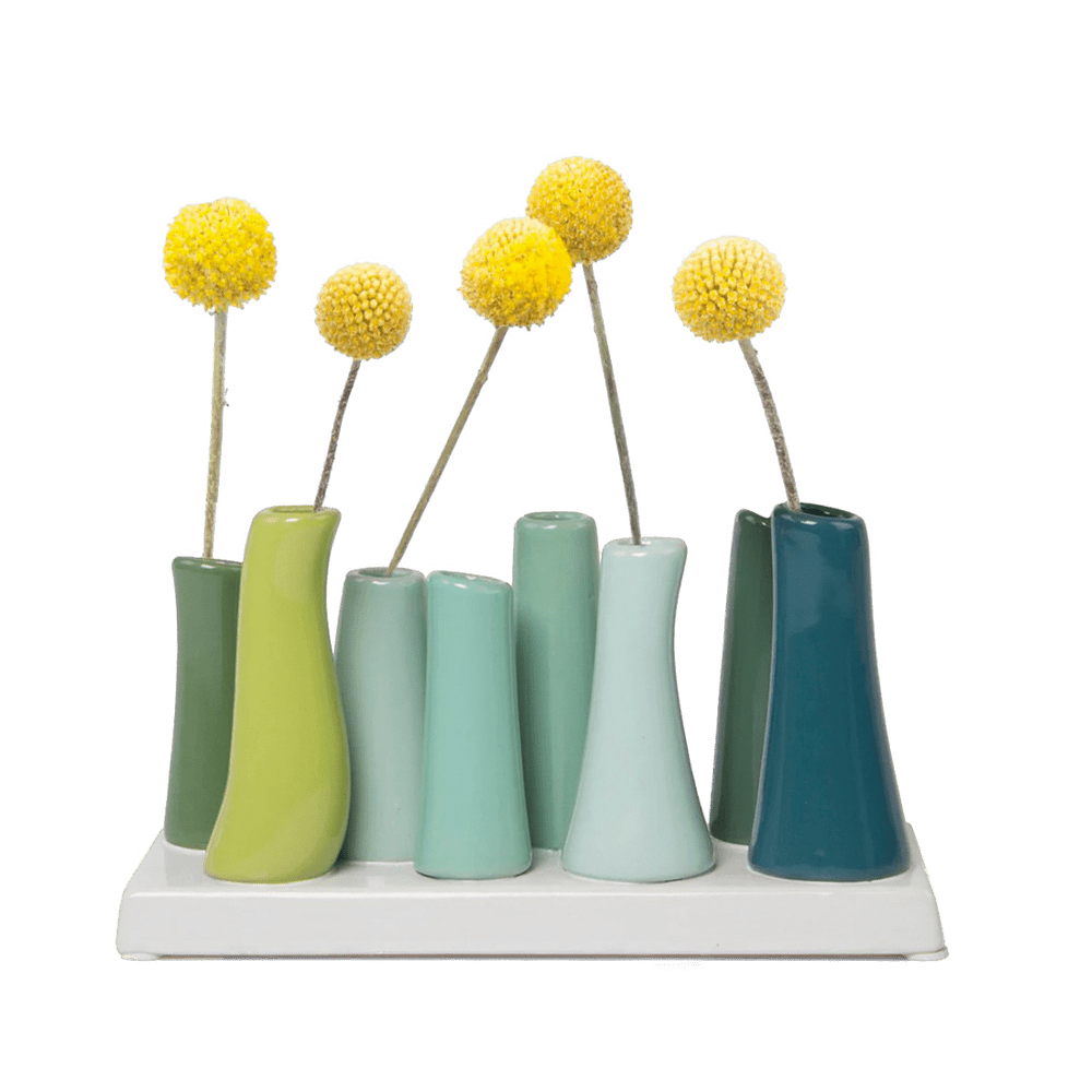 Pooley Modern Bud Vase For Flowers - Chive UK Wholesale