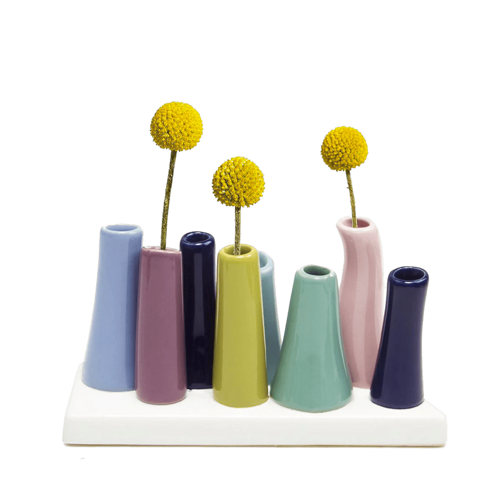 Pooley Modern Bud Vase For Flowers - Chive UK Wholesale