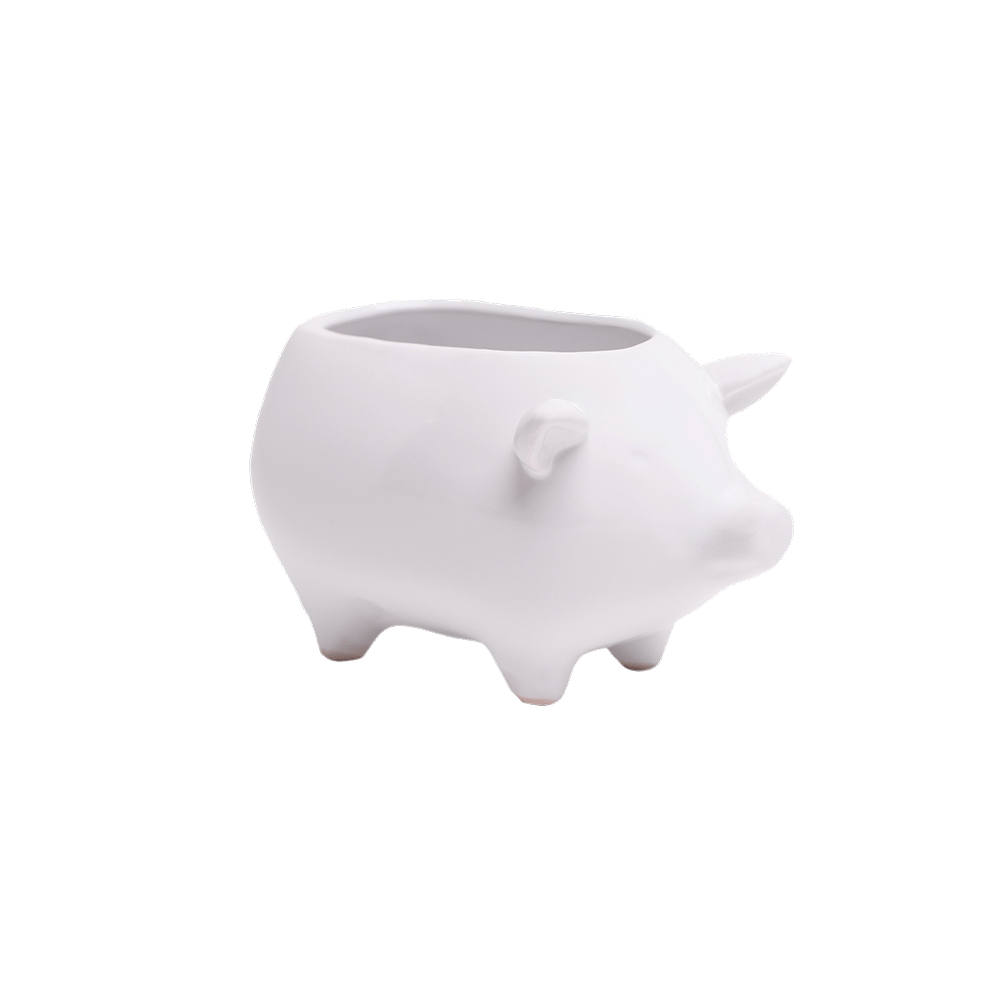 Pig Ceramic Indoor Plant Pot For Succulents - Chive UK Wholesale