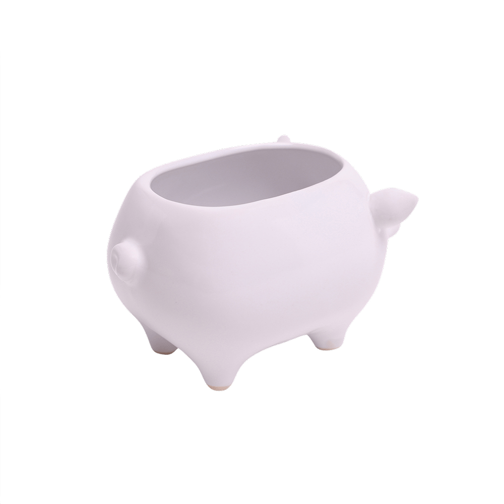 Pig Ceramic Indoor Plant Pot For Succulents - Chive UK Wholesale