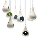 Pod Ceramic Hanging Air Plant Holder - Chive UK Wholesale