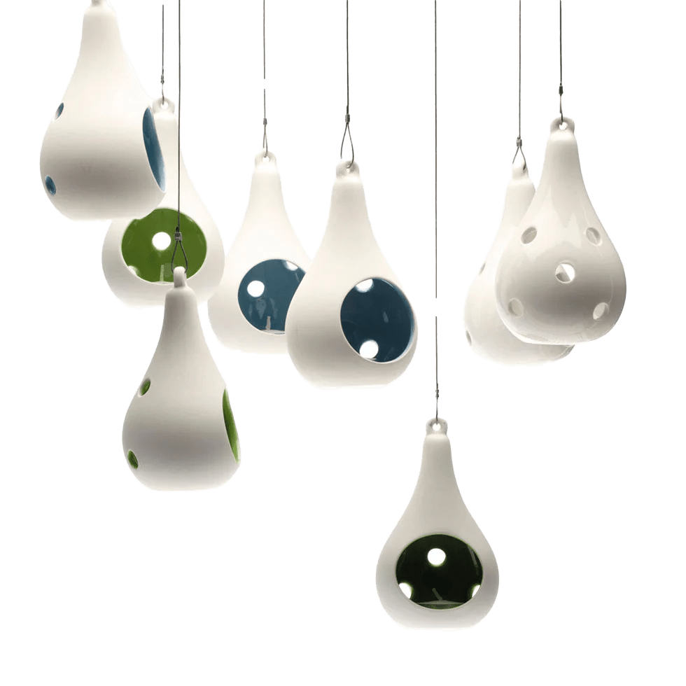 Pod Ceramic Hanging Air Plant Holder - Chive UK Wholesale