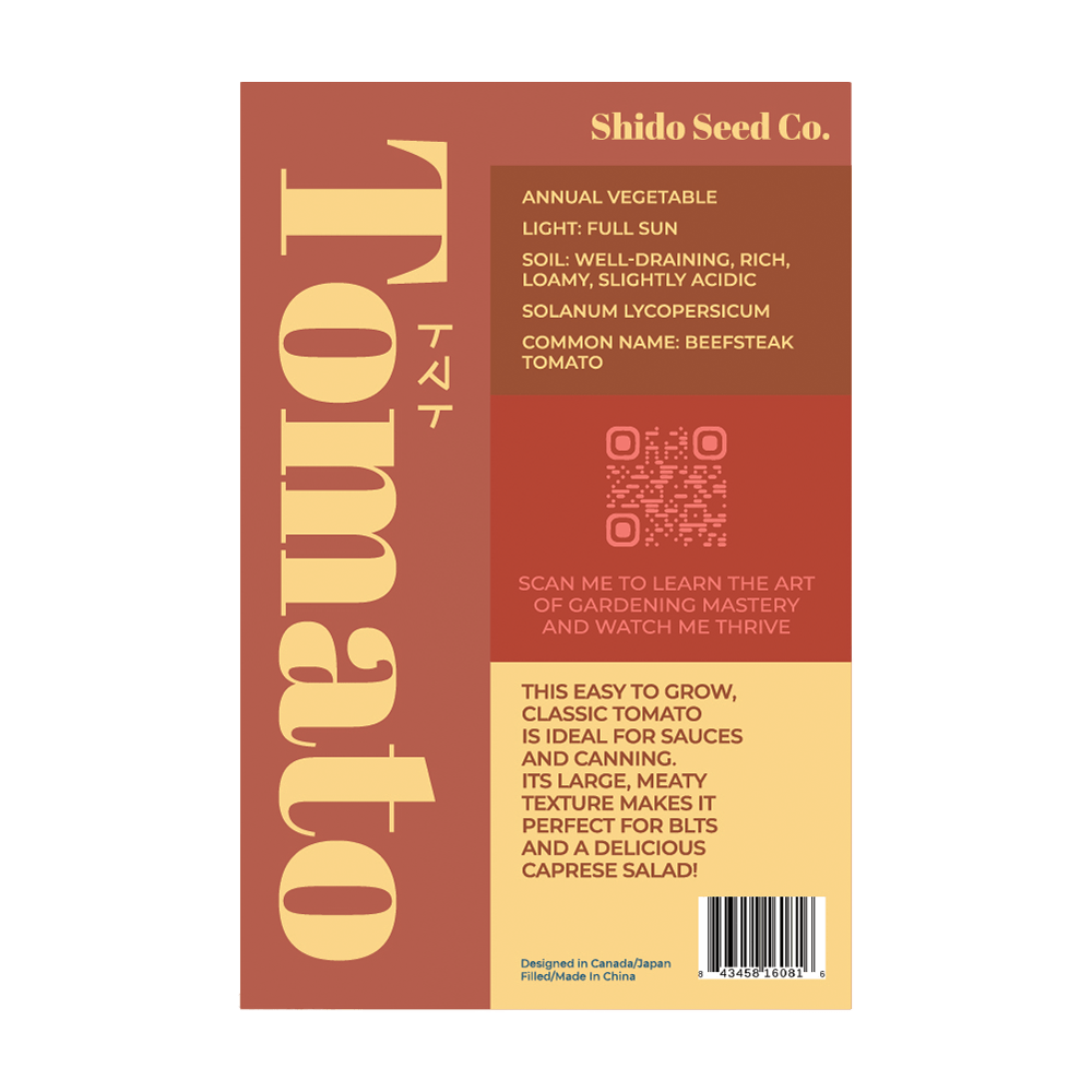 Beefsteak Tomato Vegetable Seeds Packet - Chive UK Wholesale