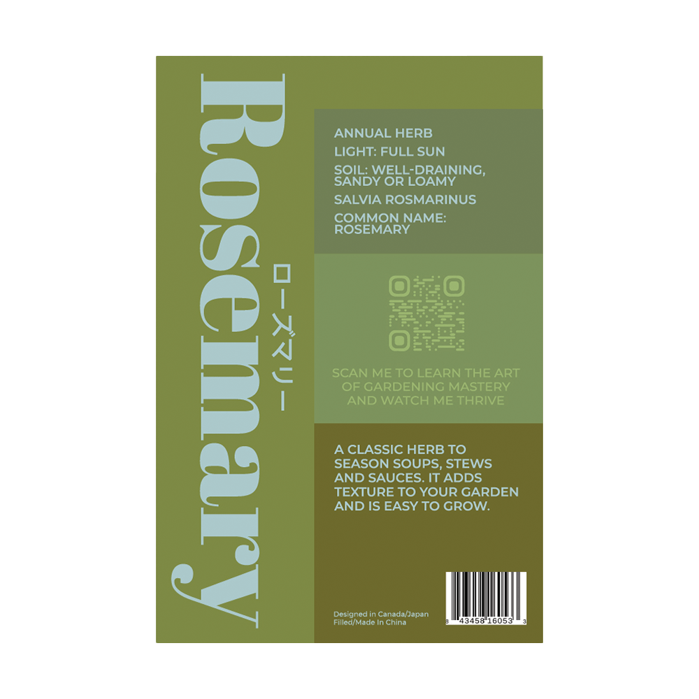 Rosemary Herb Seeds Packet - Chive UK Wholesale