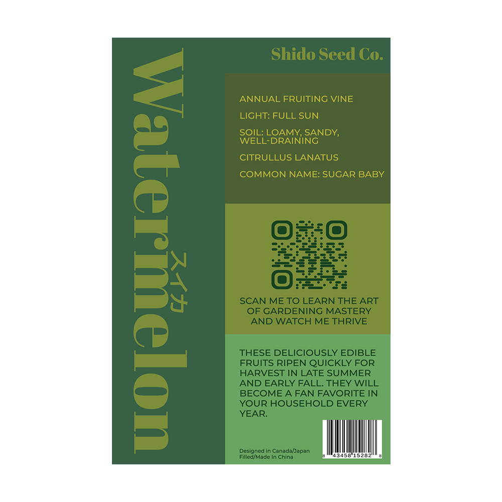 Watermelon Flower Seeds Packet - Chive UK Wholesale