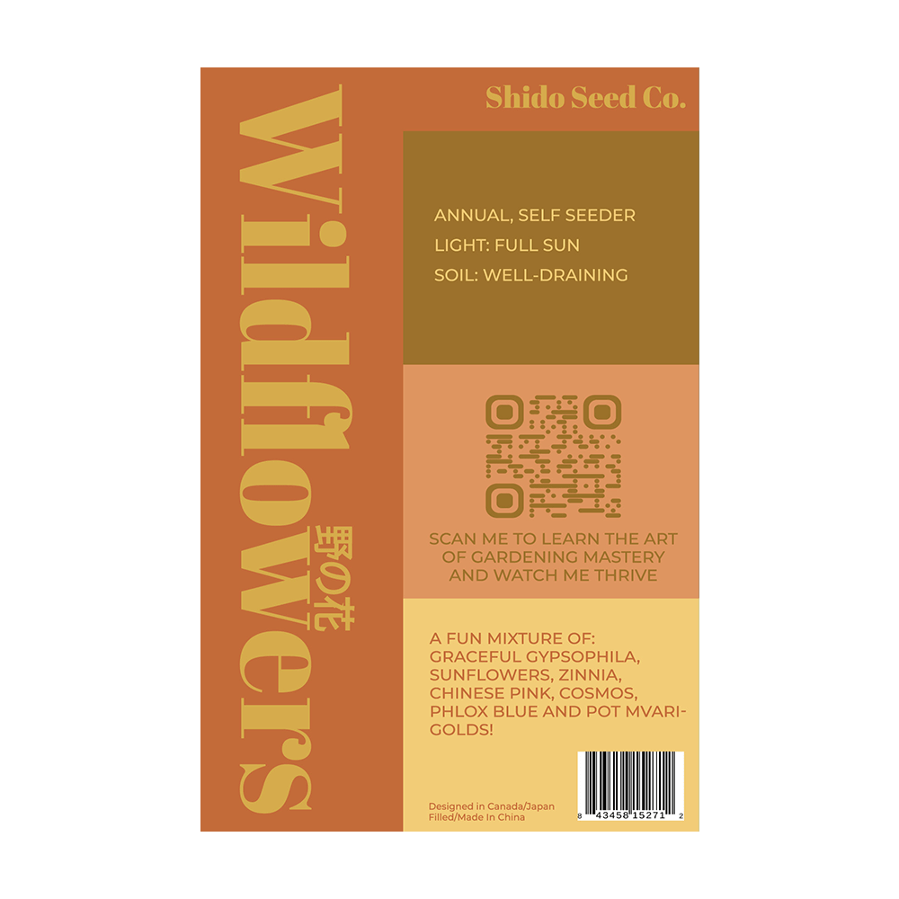 Wildflowers Flower Seeds Packet - Chive UK Wholesale